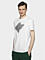 H4L21-TSM010 OFF WHITE Pánské tričko