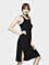 H4L21-SUDD013 DEEP BLACK Dámské šaty