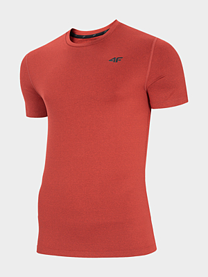 NOSH4-TSMF003 RED MELANGE Pánské tričko