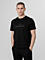 H4L22-TSM354 DEEP BLACK Pánske tričko
