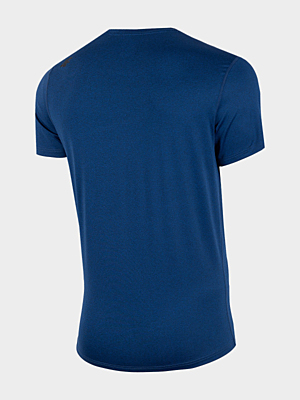 H4L22-TSMF352 DARK BLUE MELANGE Pánské tričko