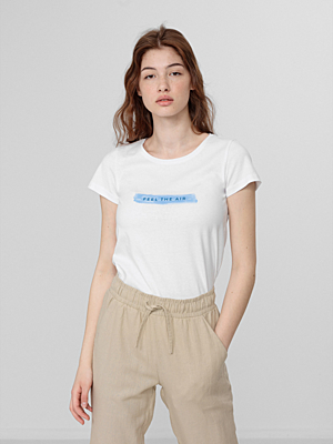HOL22-TSD623 WHITE Dámské tričko