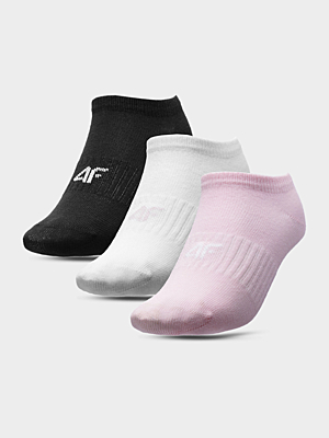 HJL22-JSOD001 LIGHT PINK+WHITE+DEEP BLACK Ponožky