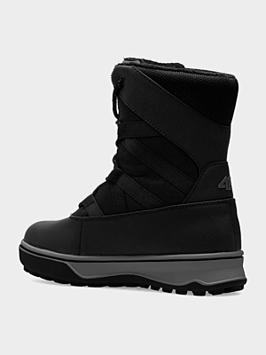 4FJAW22FSBSM001 DEEP BLACK Zimné topánky