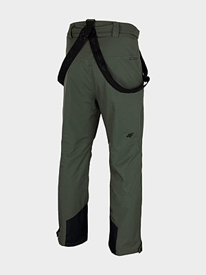 H4Z22-SPMN003 DARK GREEN Pánské lyžařské kalhoty