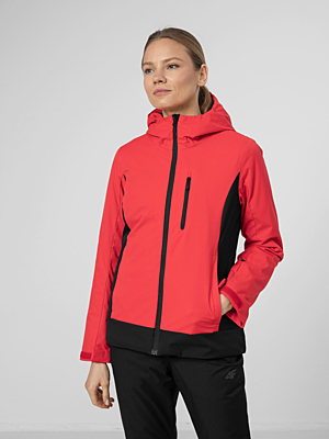 H4Z22-KUDN002 RED Dámská lyžařská bunda