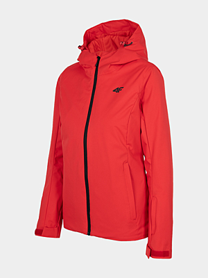 H4Z22-KUDN001 RED Dámska lyžiarska bunda